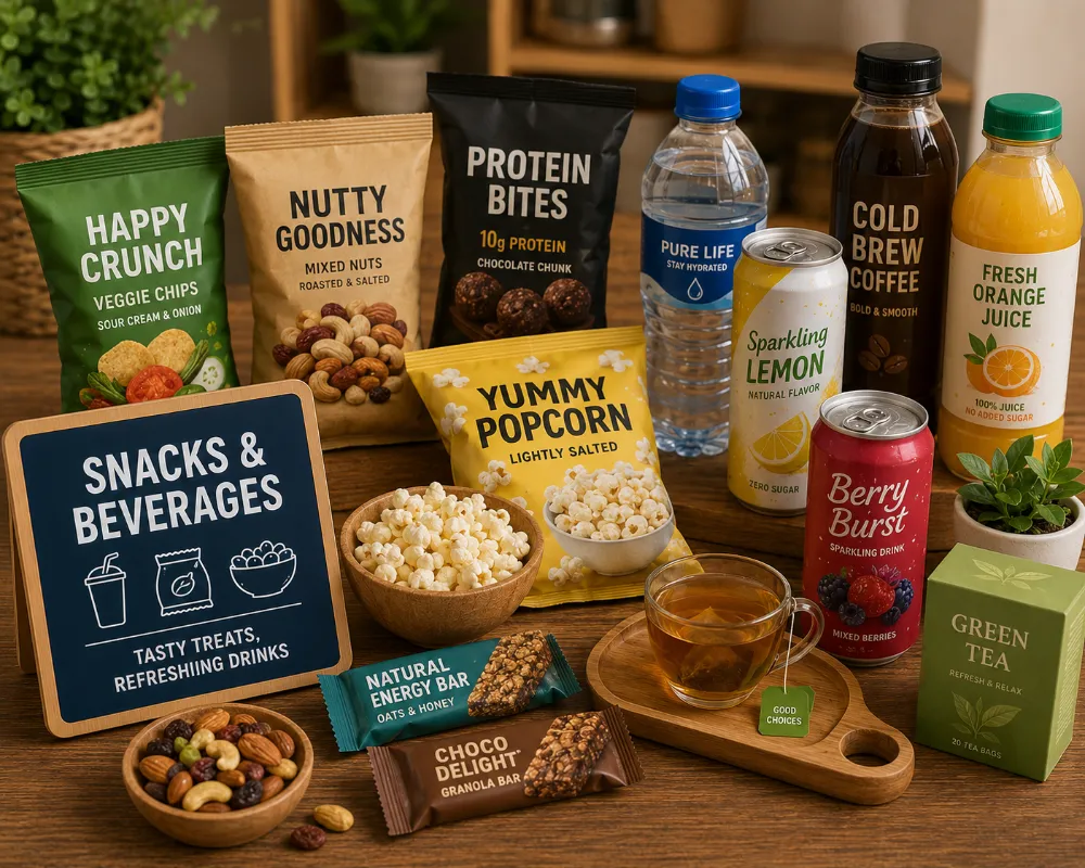 Snacks & Beverages