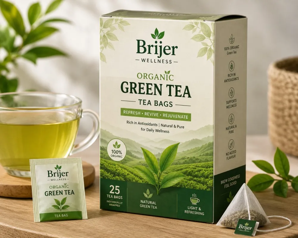Organic Green Tea Bags Pack
