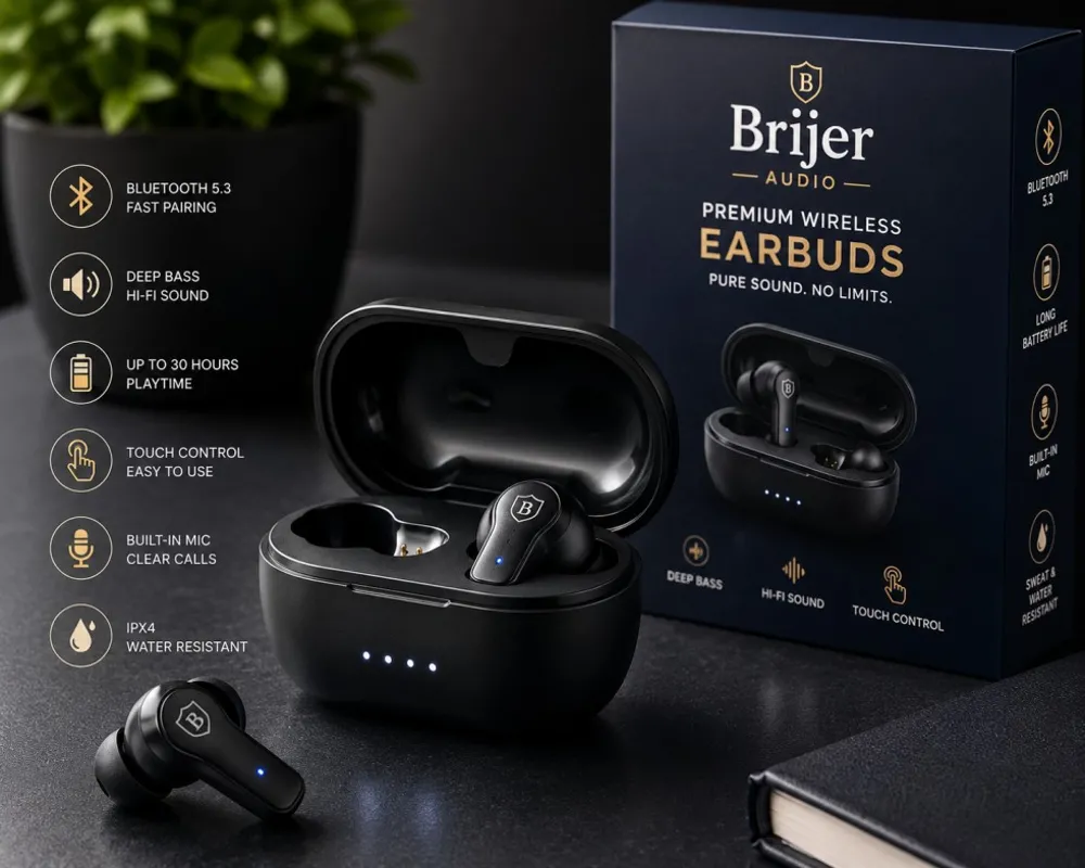 Premium Wireless Bluetooth Earbuds